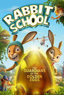 دانلود انیمیشن مدرسه خرگوش ها Rabbit School: Guardians of the Golden Egg 2017 + دوبله