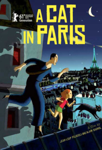 دانلود انیمیشن گربه ای در پاریس A Cat in Paris 2010 + دوبله فارسی